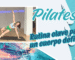 Mujer realizando ejercicios de pilates para tonificar el cuerpo en un estudio en La Zubia, Granada.